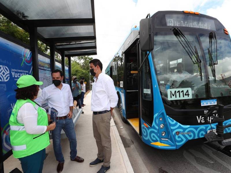 Supervisan la ruta periférico del nuevo sistema de transporte “Va y Ven”