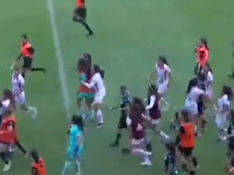 Futbolistas del Necaxa y el Santos protagonizan pelea tras empate