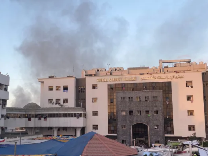 Israel niega haber atacado el mayor hospital de Gaza (1)
