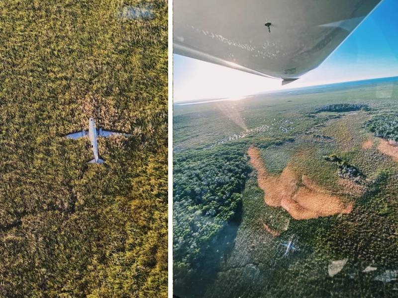 Así Luce Desde El Cielo Avión Abandonado En Celestún 5601