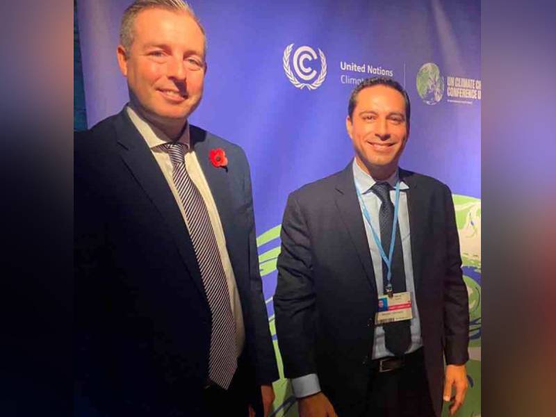 Mauricio Vila participa en encuentro con Boris Johnson en COP26