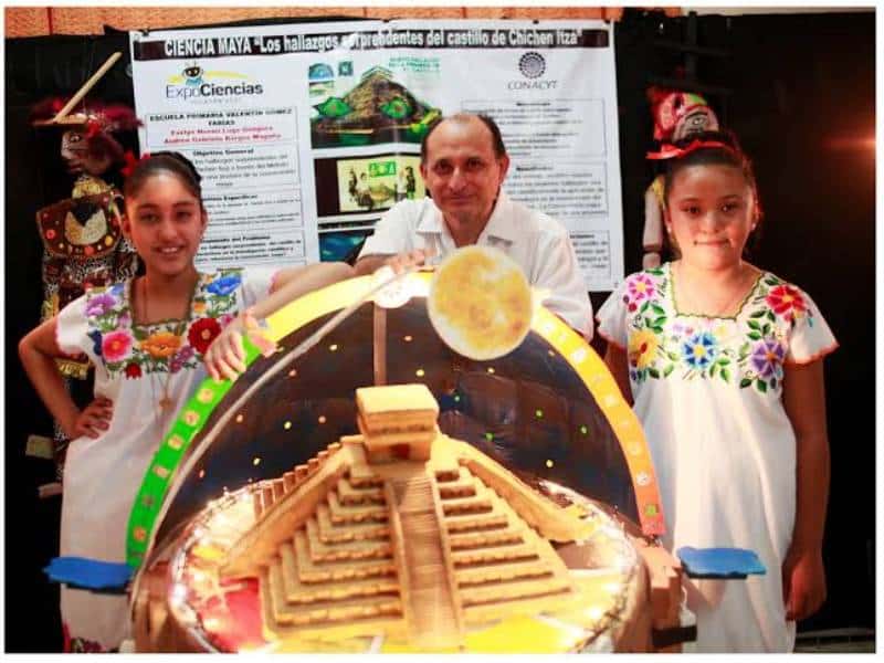 Niñas yucatecas presentan proyecto de Ciencia Maya a nivel nacional