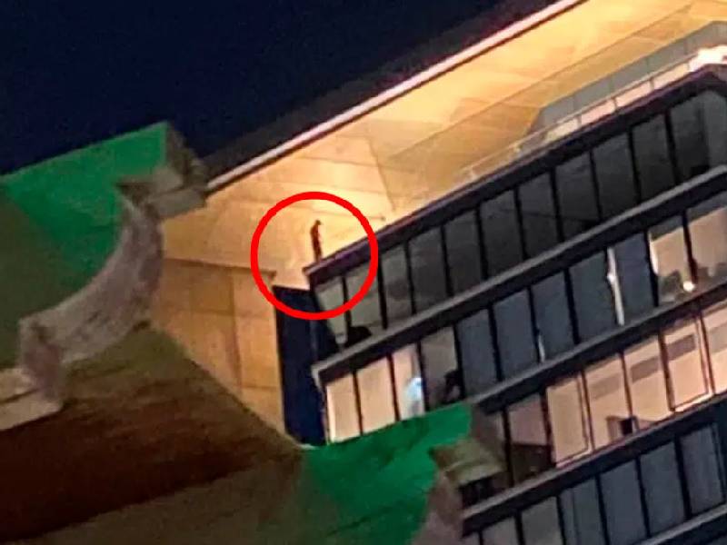 Hombre se lanza desde último piso de un edificio