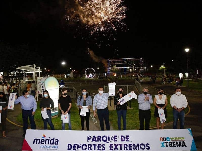 Inaguran parque de deportes extremos en Mérida 