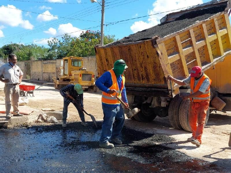 Rescatan calles en Kanasín, Yucatán