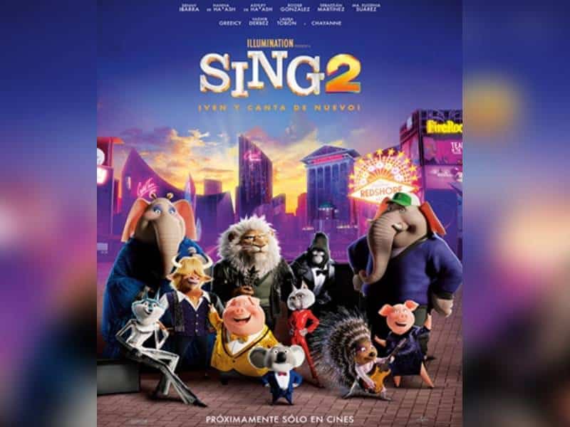 Presentan en estreno exclusivo película “Sing 2”