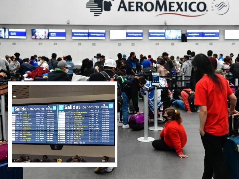 Aeroméxico cancela decenas de vuelos. Mérida y Cancún, entre los destinos afectados