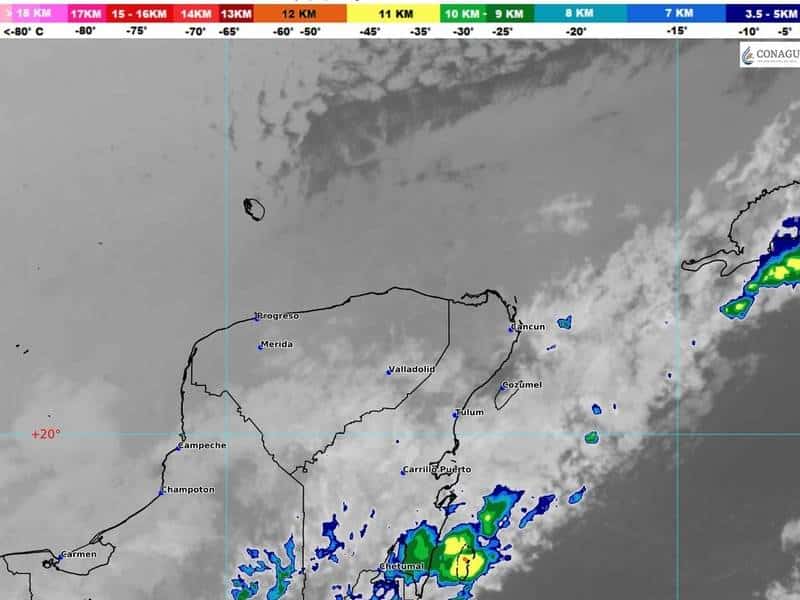 Aún faltan alrededor de 11 frentes fríos en la Península de Yucatán