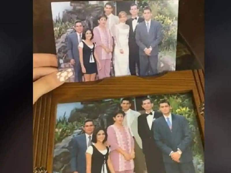 Suegra borra a su nuera en foto de su boda; ya es viral en TikTok