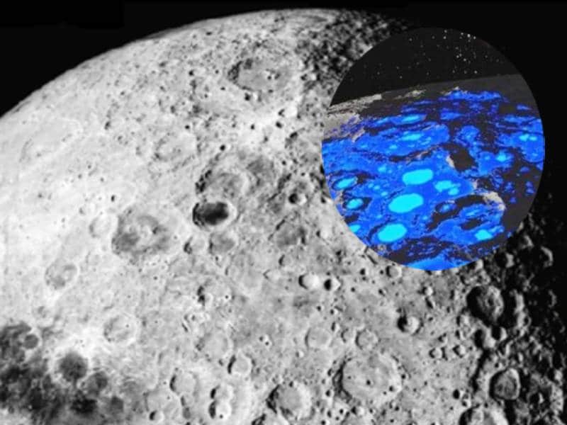 Descubren la ubicación exacta del agua en la luna