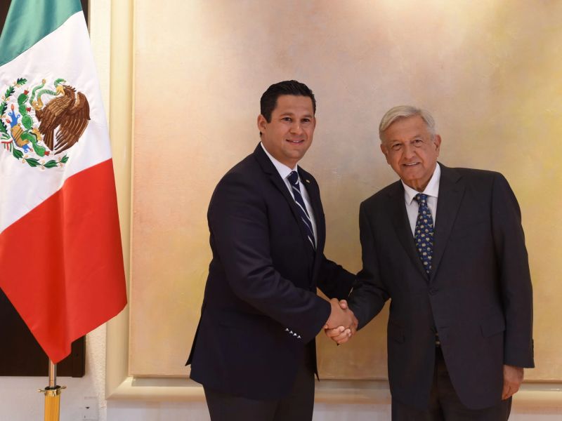 Se reúne AMLO con gobernador de Guanajuato