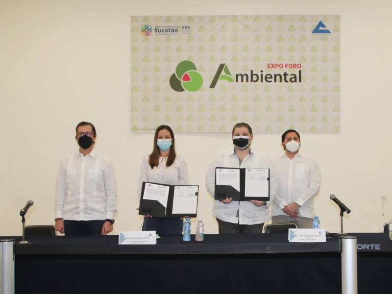 CANACO SERVITUR Mérida firmó convenio por una cultura ambiental