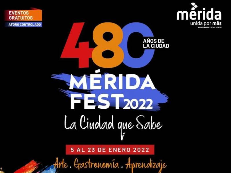 Eventos en el Mérida Fest para este 21 de enero