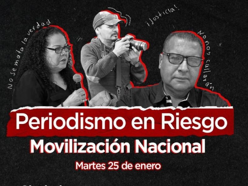 Mérida se une a protesta por la violencia contra periodistas