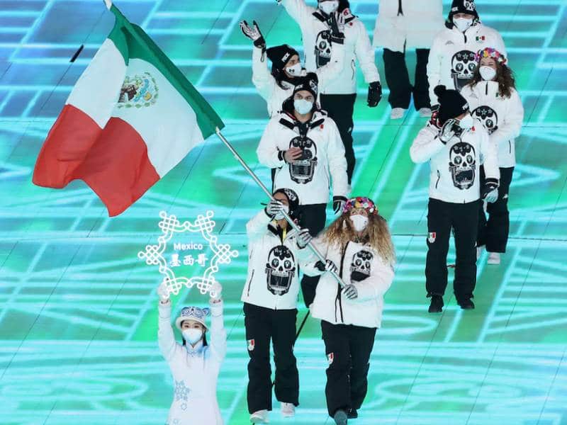 México desfila Pekín 2022