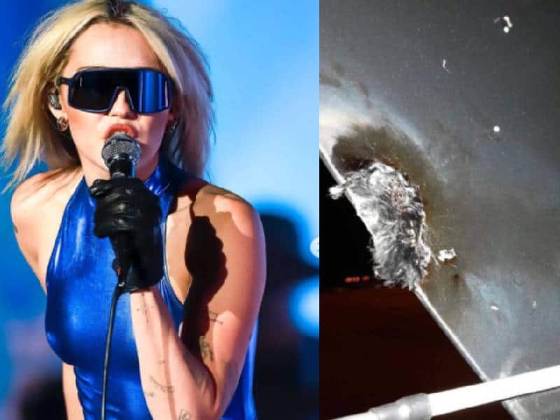 Avión de Miley Cyrus aterriza de emergencia tras el impacto de un rayo