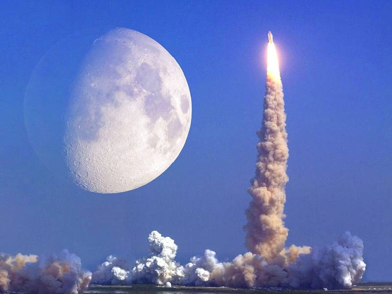 Cohete abandonado se estrella en la Luna