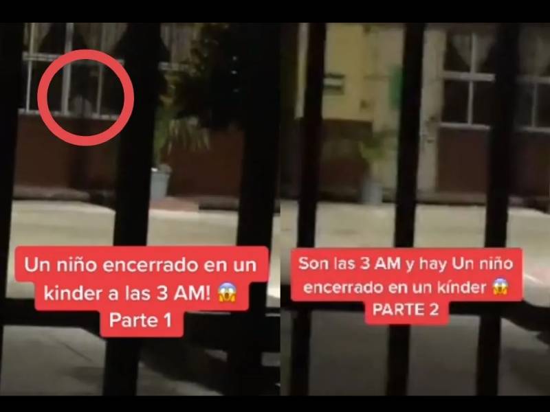 TikTok_ Captan a niño fantasma en la madrugada en un Kinder