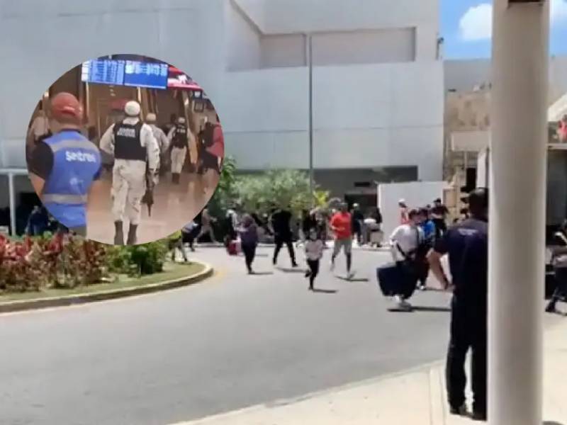 Explosión en Aeropuerto Cancún