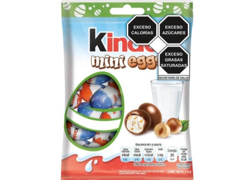 Alerta Cofepris por salmonella en lotes de Kinder mini eggs