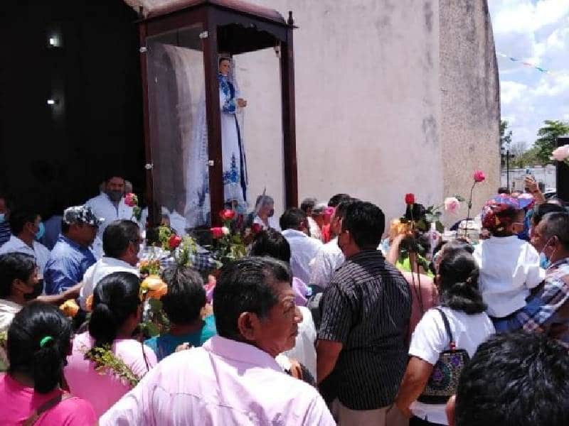 Celebran a Virgen de la Concepción