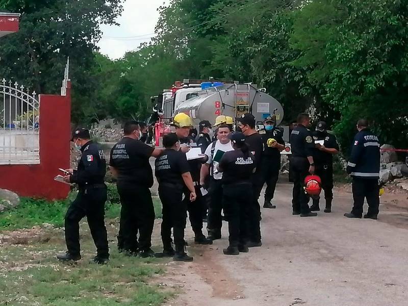 Incendio generó explosión en casa que guardaba pirotecnia en Hocabá, Yucatán