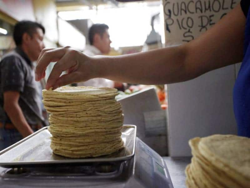 aumento tortilla