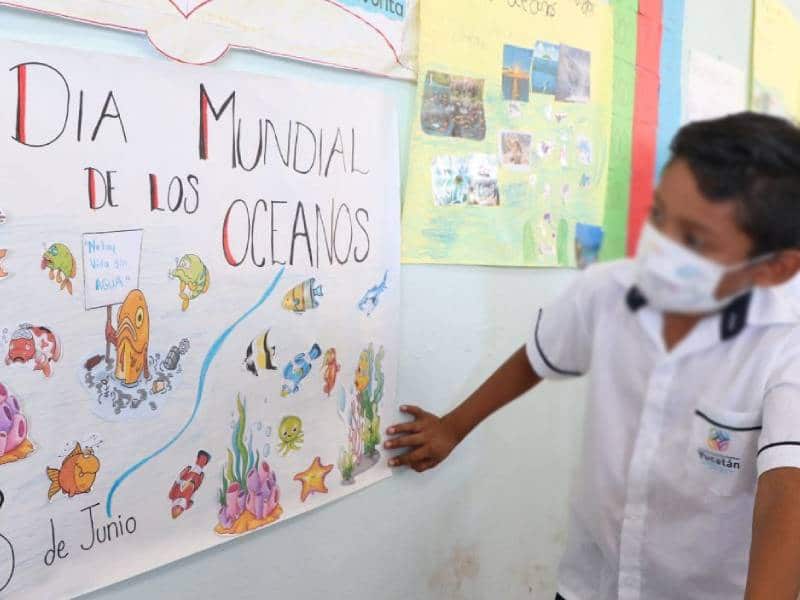Impulso a la educación ambiental en escuelas del litoral de Yucatán