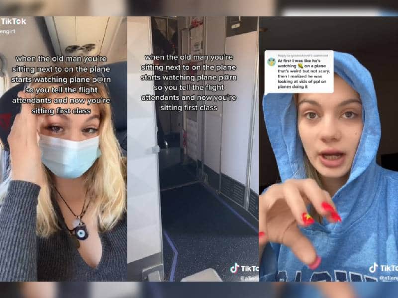 TikToker cuenta su horrible experiencia de acoso en un avión y se viraliza