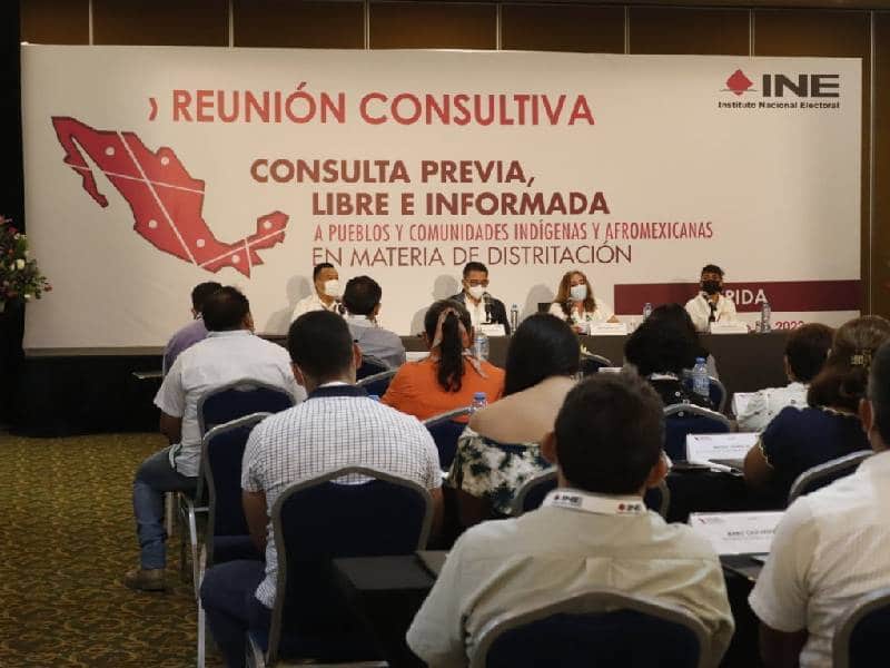 Promueve Ine Yucatán reuniones consultivas entre comunidades indígena y afromexicana