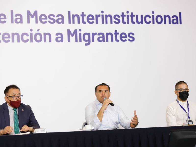 Renán Barrera instala Mesa Interinstitucional de Atención a Migrantes