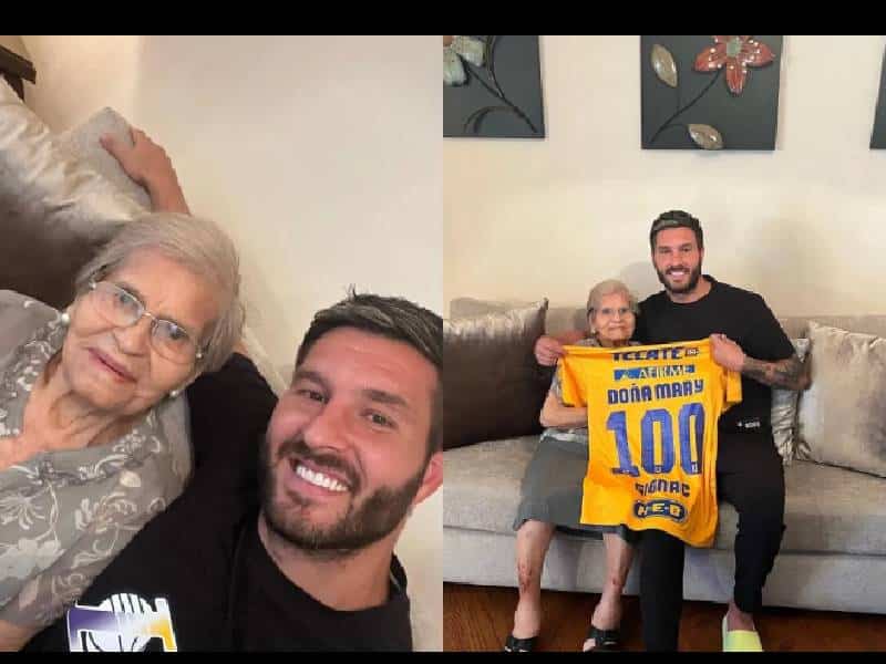 Gignac cumple sueño de aficionada de 100 años de edad