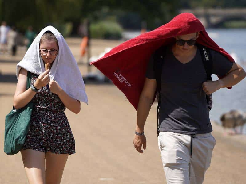 reino unido calor