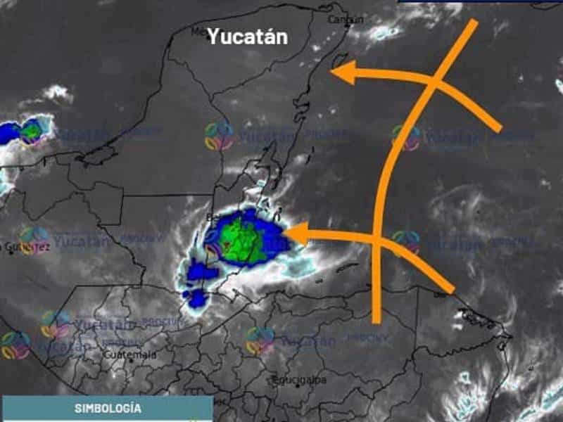 Onda tropical traerá lluvias a la Península de Yucatán