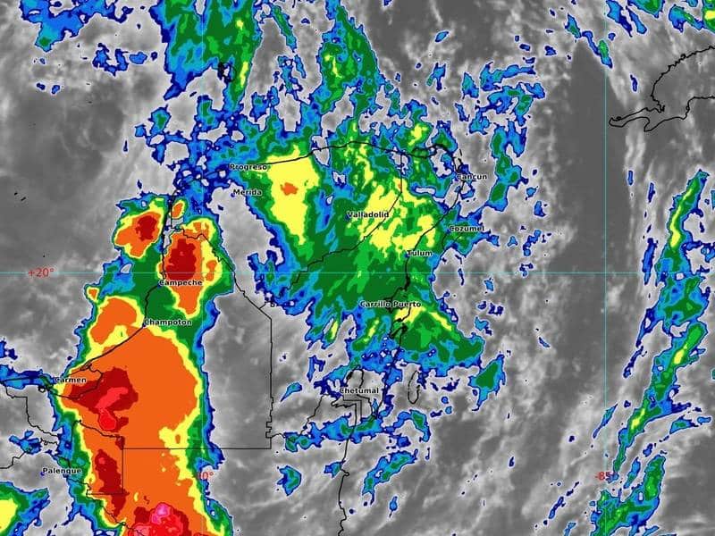 Onda tropical N° 11 ocasionará lluvias en Yucatán