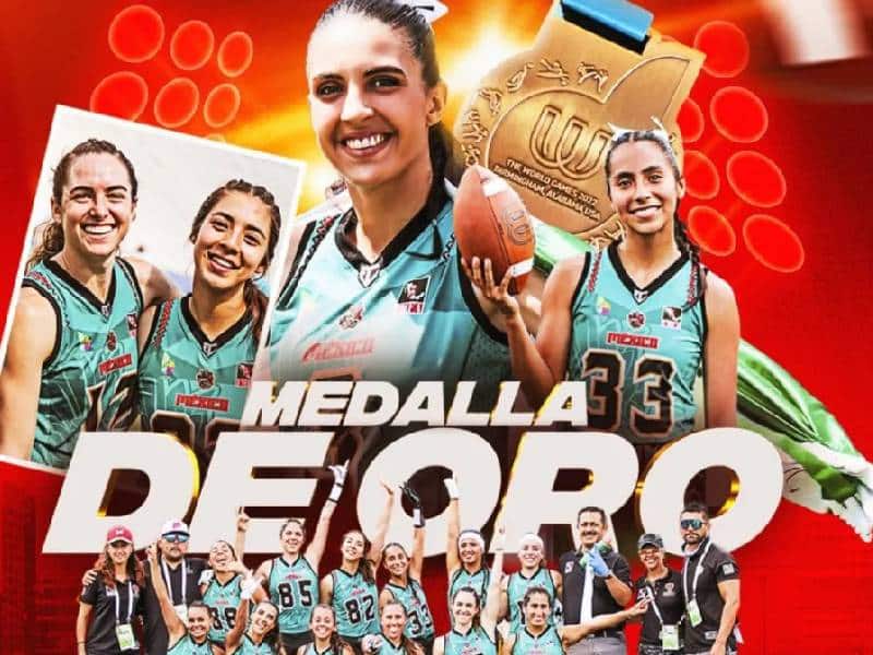 ¡Orgullo! Selección Mexicana femenil de Futbol Flag gana el oro en los Juegos Mundiales