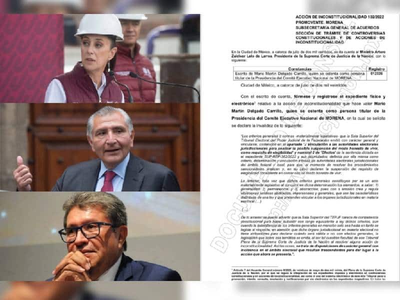 Mario Delgado va por acción de inconstitucionalidad para las corcholatas