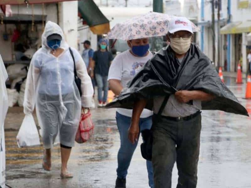 Continúa la lluvia en Yucatán