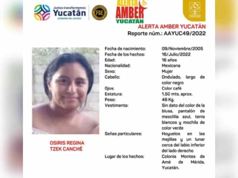 alerta amber yucatán