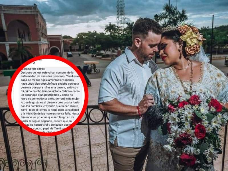 Sesión de fotos en Yucatán desara polémica de infidelidad