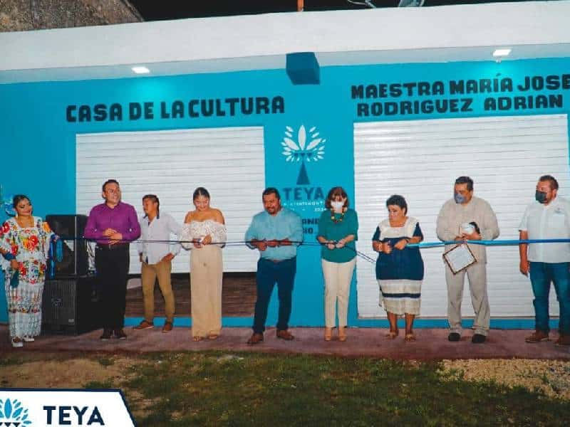 Inauguran la Casa de la Cultura en Teya