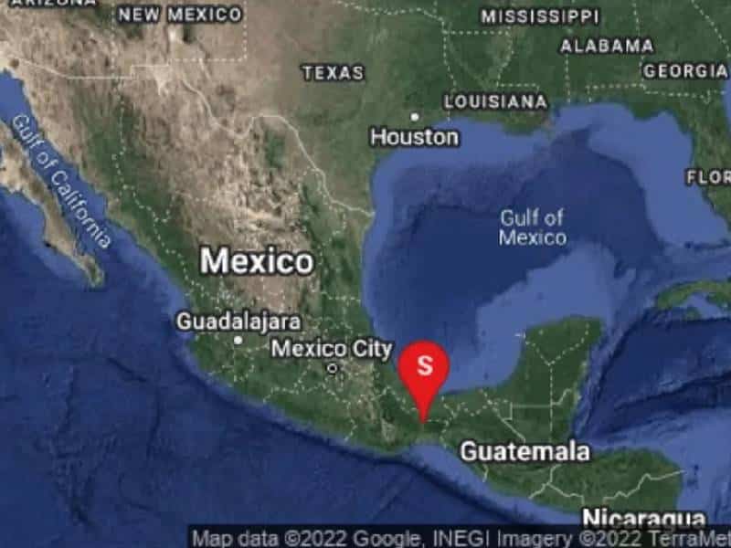 Se registra sismo de 4.7 grados en Matías Romero, Oaxaca