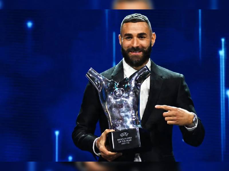 Karim Benzema, designado jugador UEFA del año a dos meses del Balón de Oro