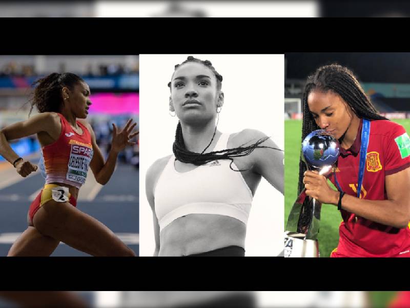 Salma Paralluelo: de batir récords en atletismo a brillar en el futbol femenil