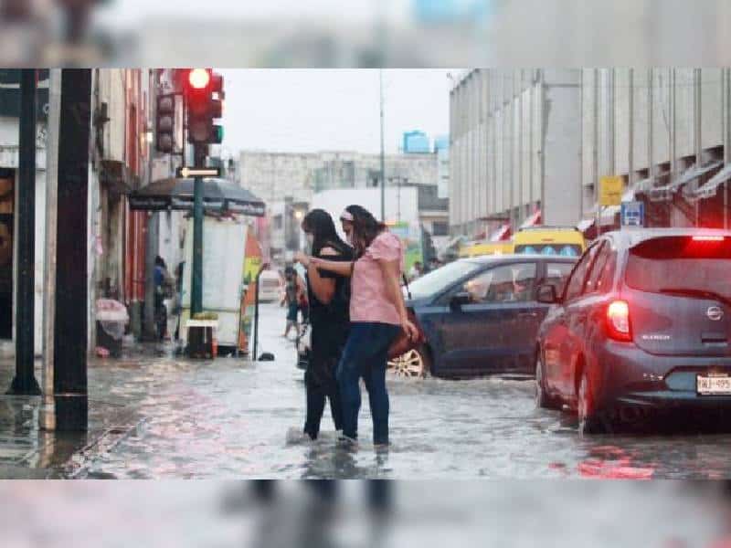 Lluvias puntuales muy fuertes en Yucatán