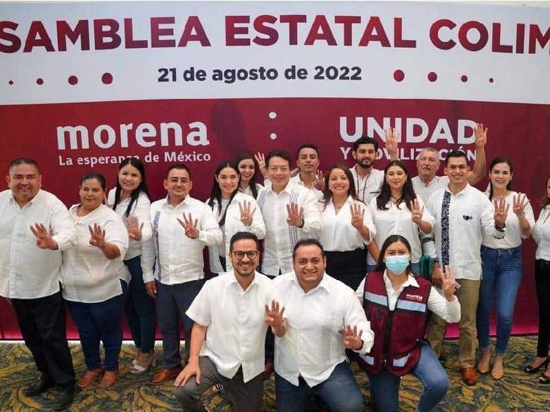 Renuevan dirigencia estatal de Morena en Colima