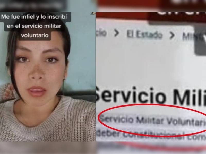 TikTok: ¡Zaz! Joven se venga de su novio infiel y lo “inscribe” en la milicia