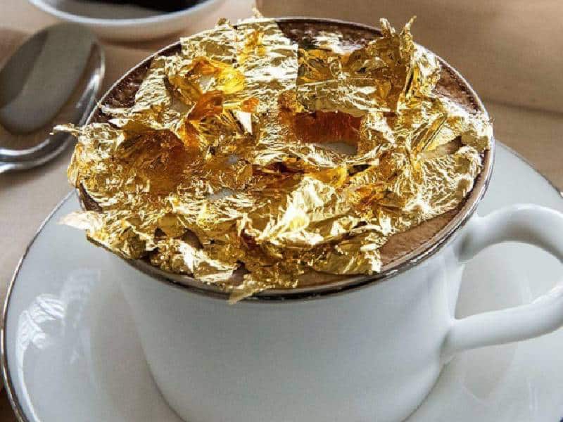 ¿Capuchino con oro_ La extravangante bebida que cuesta 67 dólares