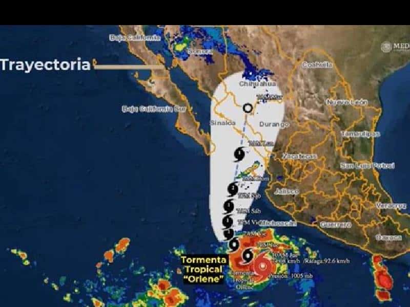 Sinaloa, Jalisco, Colima y Michoacán se encuentran en alerta