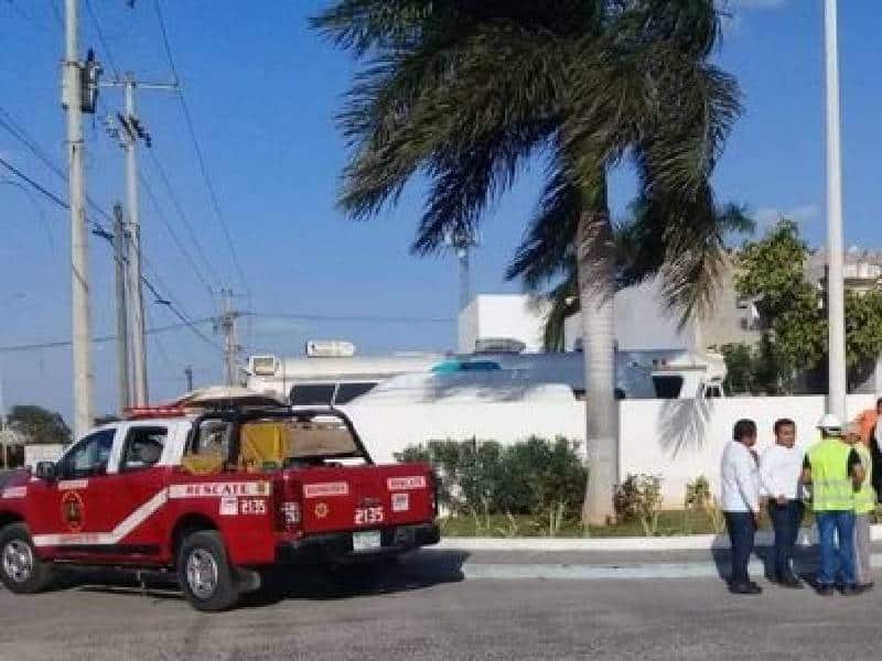 Fuga de amoniaco intoxica a empleados de fábrica en Mérida
